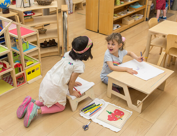 preschool art area