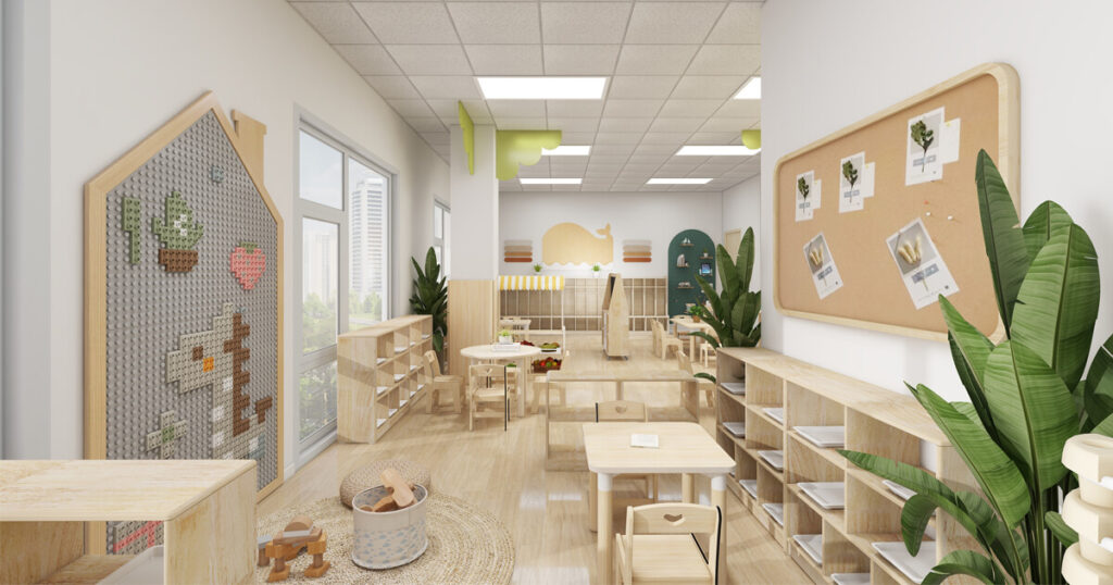 kindergarten classroom dimensions