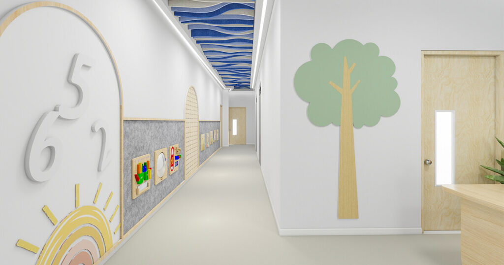 preschool reception area