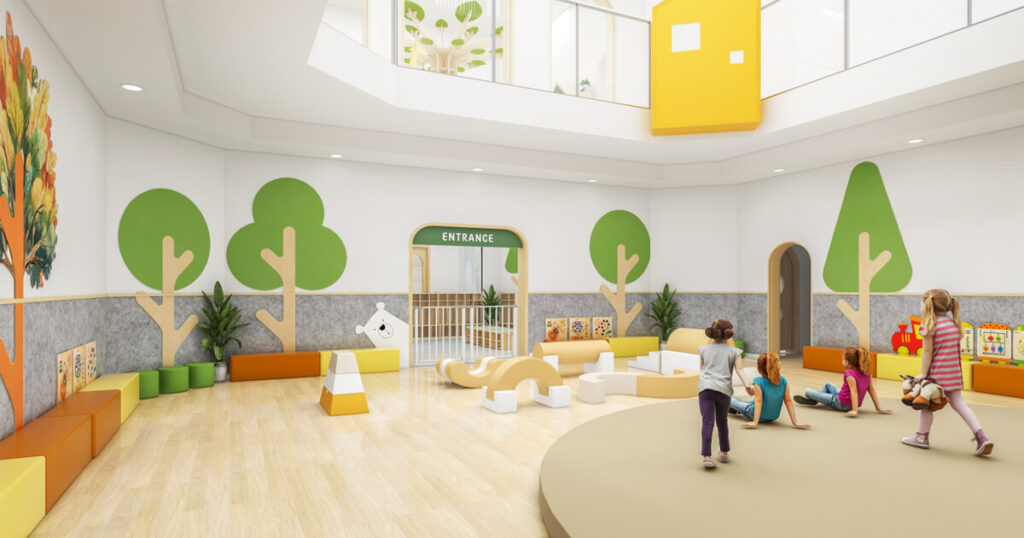 nursery and playroom