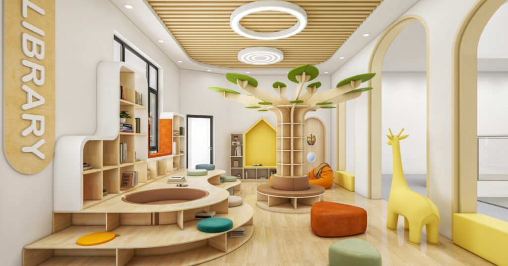 preschool book room design