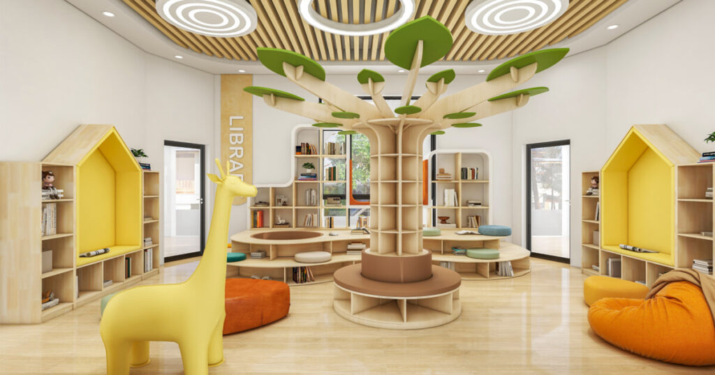 preschool book room layout