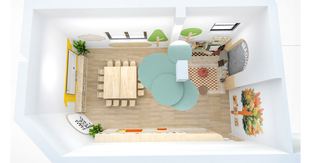 kindergarten book room design