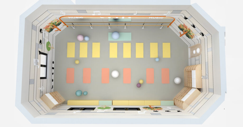 preschool music room layout
